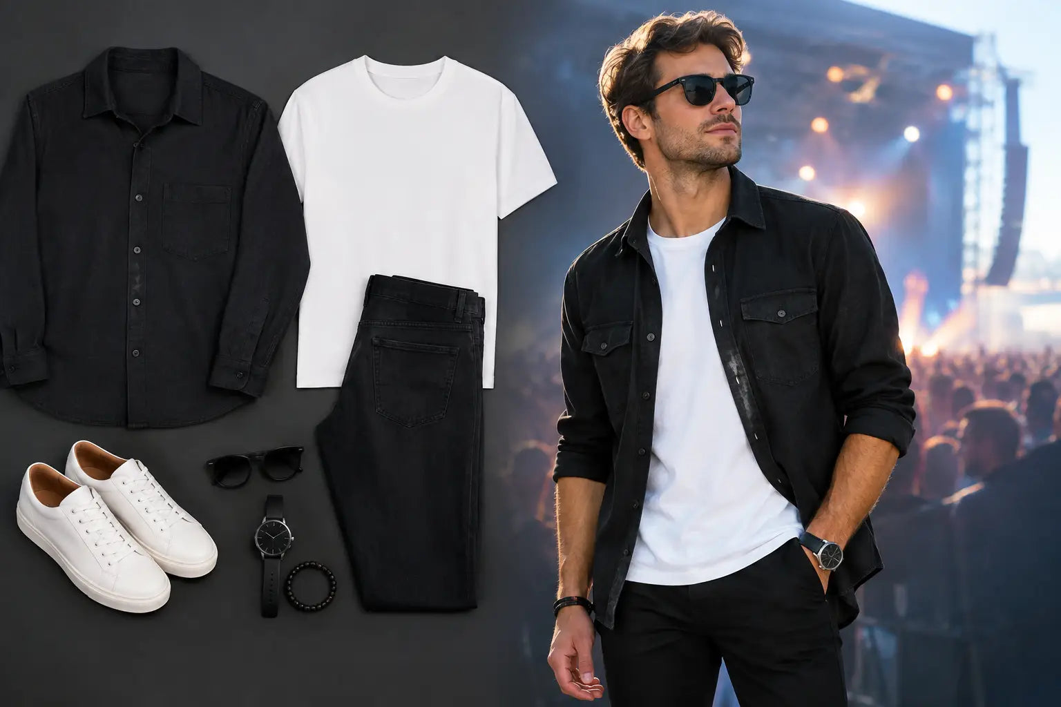 Gids voor concertkleding mannen die werkt